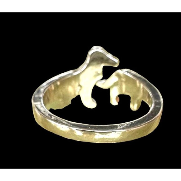 Dachshund Ring Pinkie Pull Apart Doxie Dog Rescue Metals Weiner Doxie We… - Picture 7 of 12